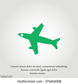 airplane vector icon