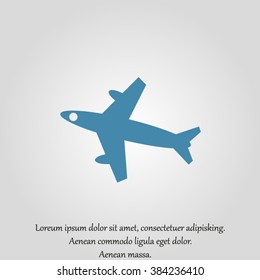 airplane vector icon