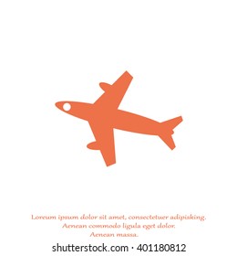 airplane vector icon