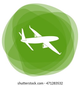 Airplane vector icon