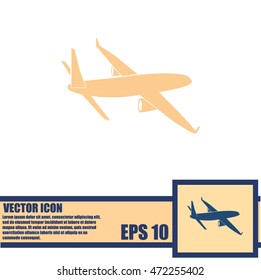 Airplane vector icon