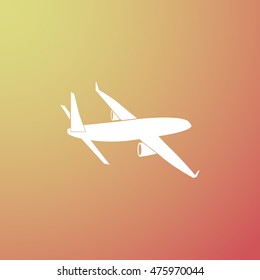 Airplane vector icon