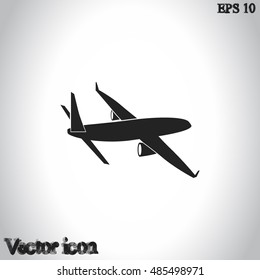 Airplane vector icon