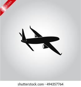 Airplane vector icon
