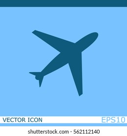 Airplane vector icon