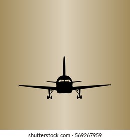 airplane vector icon