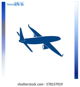 Airplane vector icon