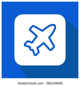 Airplane vector icon