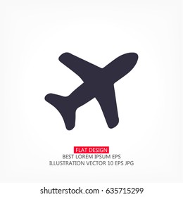 Airplane Vector icon