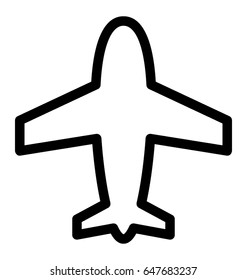 Airplane Vector Icon