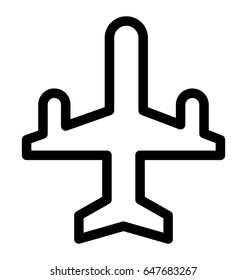 Airplane Vector Icon