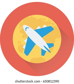 Airplane Vector Icon 