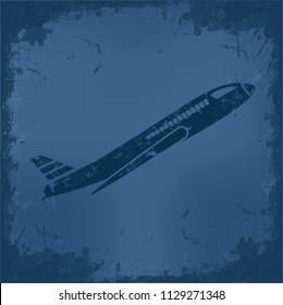 Airplane vector icon design