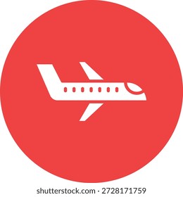 Ilustração do design do ícone do vetor do avião