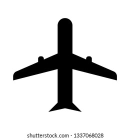 Airplane vector icon. EPS 10