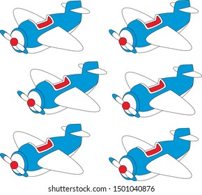 airplane vector, icon, logo, transportation, education for children