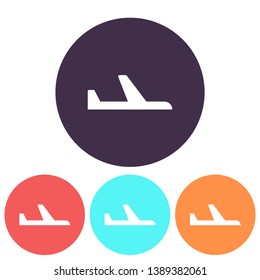 airplane vector icon. lorem ipsum Flat Design JPG