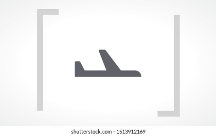 airplane vector icon. lorem ipsum Flat Design JPG