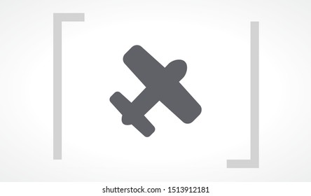airplane vector icon. lorem ipsum Flat Design JPG