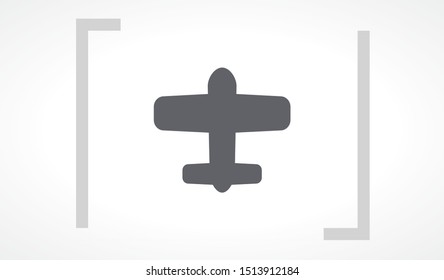 airplane vector icon. lorem ipsum Flat Design JPG