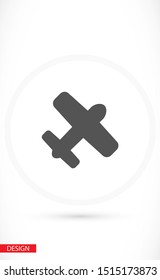 airplane vector icon. lorem ipsum Flat Design JPG