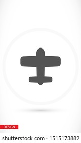 airplane vector icon. lorem ipsum Flat Design JPG