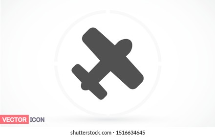 airplane vector icon. lorem ipsum Flat Design JPG