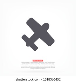 airplane vector icon. lorem ipsum Flat Design JPG