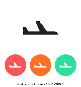 airplane vector icon. lorem ipsum Flat Design JPG