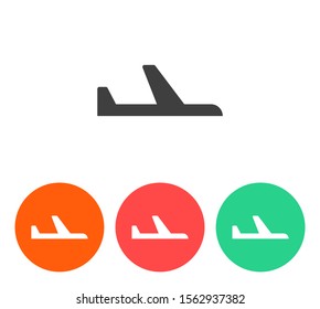 airplane vector icon. lorem ipsum Flat Design JPG
