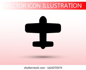 airplane vector icon. lorem ipsum Flat Design JPG