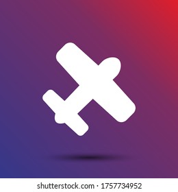 airplane vector icon. lorem ipsum Flat Design JPG