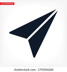 airplane vector icon. lorem ipsum Flat Design JPG
