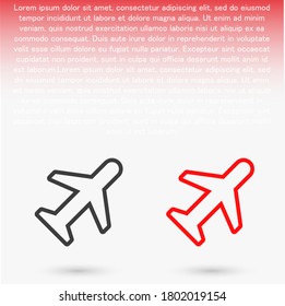 airplane vector icon. lorem ipsum Flat Design JPG