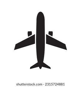 Airplane Vector Icon. Plane IllustrationTransportation Logo Template