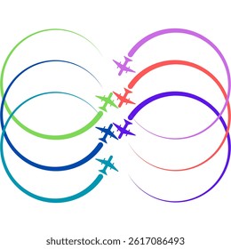 airplane vector icon is showing the travel experience