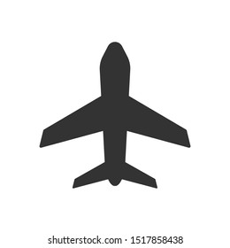 Airplane Vector Icon  simple vector illustration
