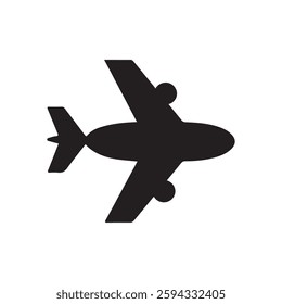 Airplane Vector Icon Simple  Modern Travel Symbol
Flight Airplane Silhouette  Minimalist Aviation Logo
Jet Plane Vector Illustration  Travel Transportation Icon