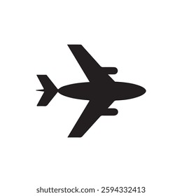 Airplane Vector Icon Simple  Modern Travel Symbol
Flight Airplane Silhouette  Minimalist Aviation Logo
Jet Plane Vector Illustration  Travel Transportation Icon