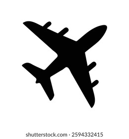 Airplane Vector Icon Simple  Modern Travel Symbol
Flight Airplane Silhouette  Minimalist Aviation Logo
Jet Plane Vector Illustration  Travel Transportation Icon