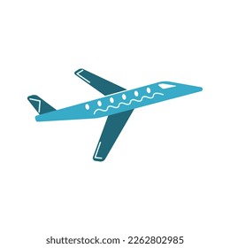 Airplane vector icon. Transportation Logo Template.