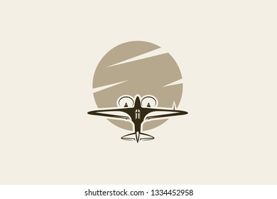 airplane vector illustration