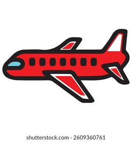 airplane vector illustration, vector illustration of airplane