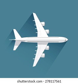 Airplane - vector illustration