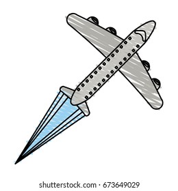 airplane vector illustration