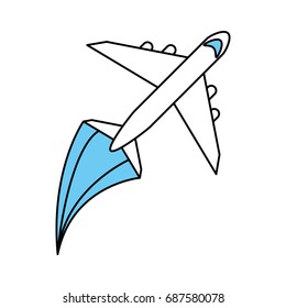 airplane vector illustration