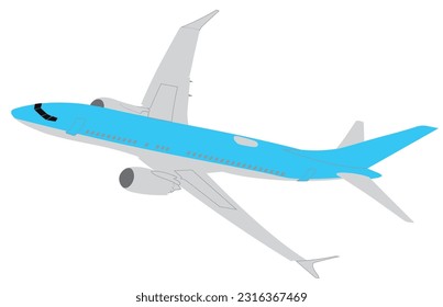  airplane vector . Isolated on white background aircraft
