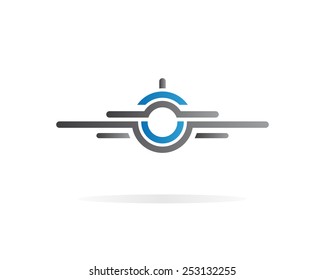 Airplane  vector logo