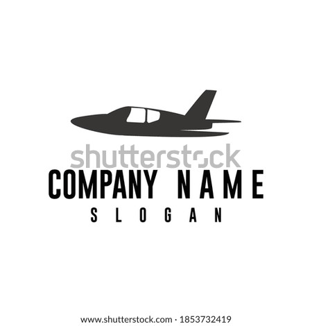 airplane vector logo design for business