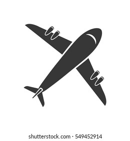airplane vehicle icon